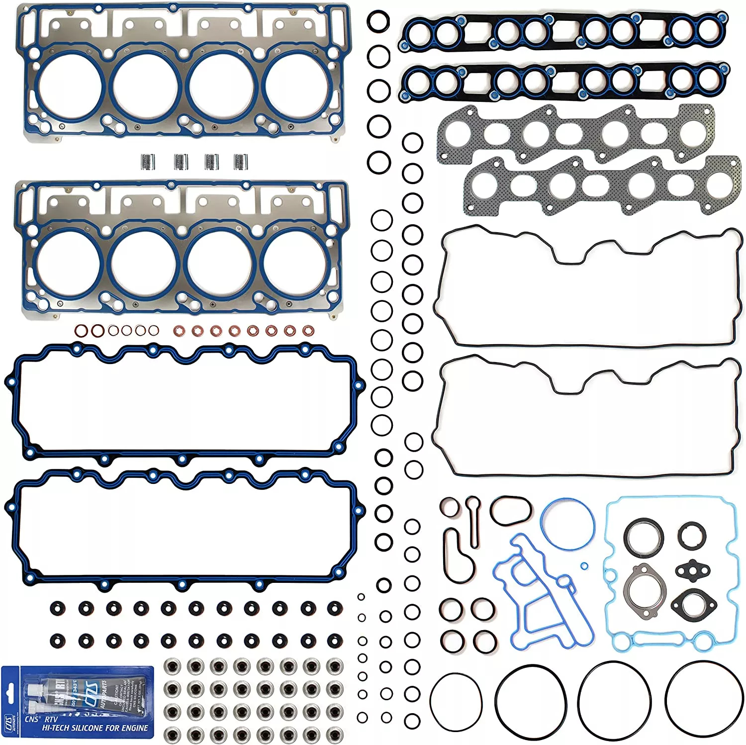 Head Gasket Set with Head Kit Fits 03-10 Ford Excursion 6.0L OHV