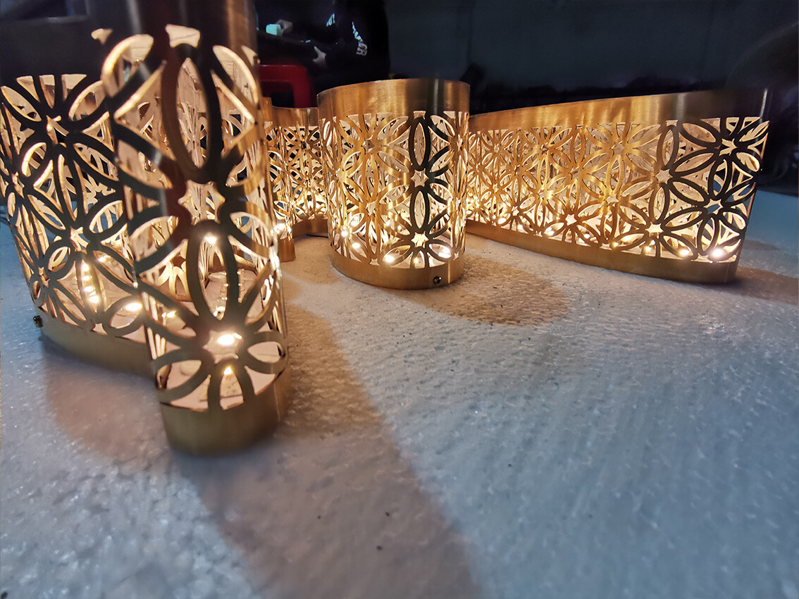 Art lace luminous characters