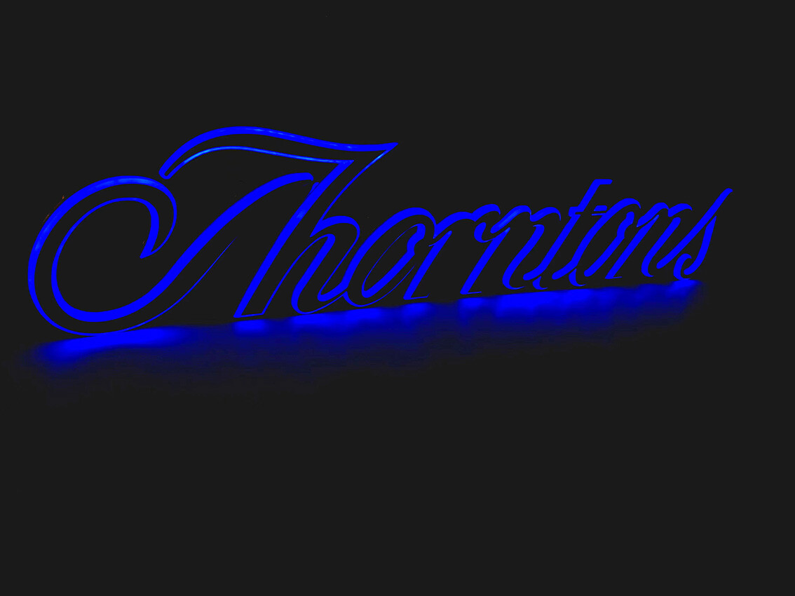 Artistic Beveled Edge Illuminated Letter