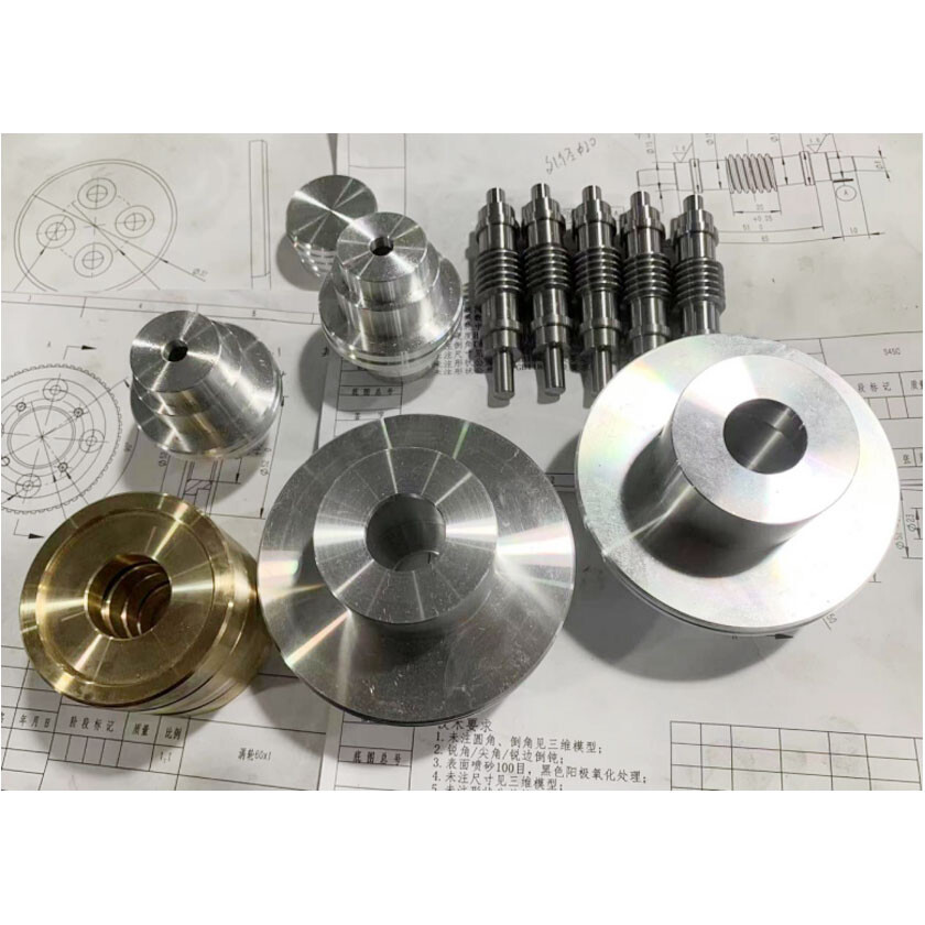 Aluminum alloy drive pulleys, gear worms