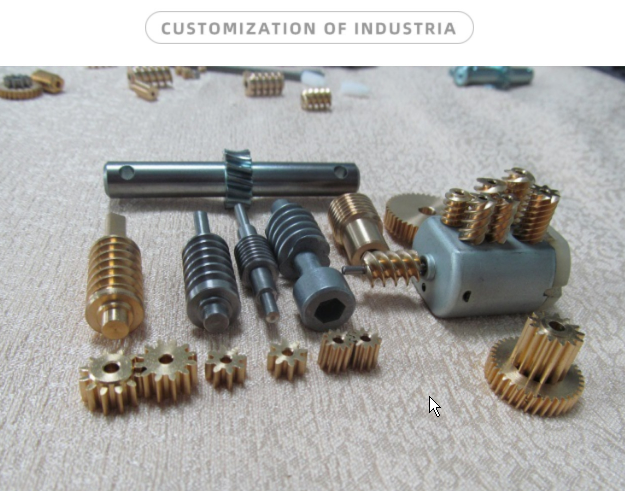 Primary gears, secondary gears, and full-steel gears for electric chain window openers, as well as copper worms. Module: 0.15 - 2.  Outer diameter: 2 - 120 mm.