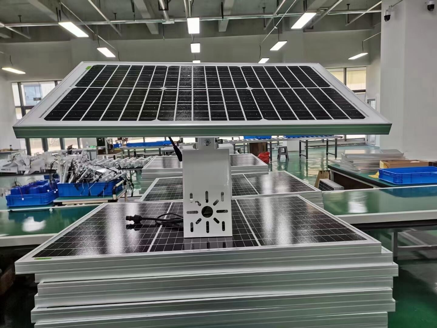 Solar Power Supply System with 18650 Battery