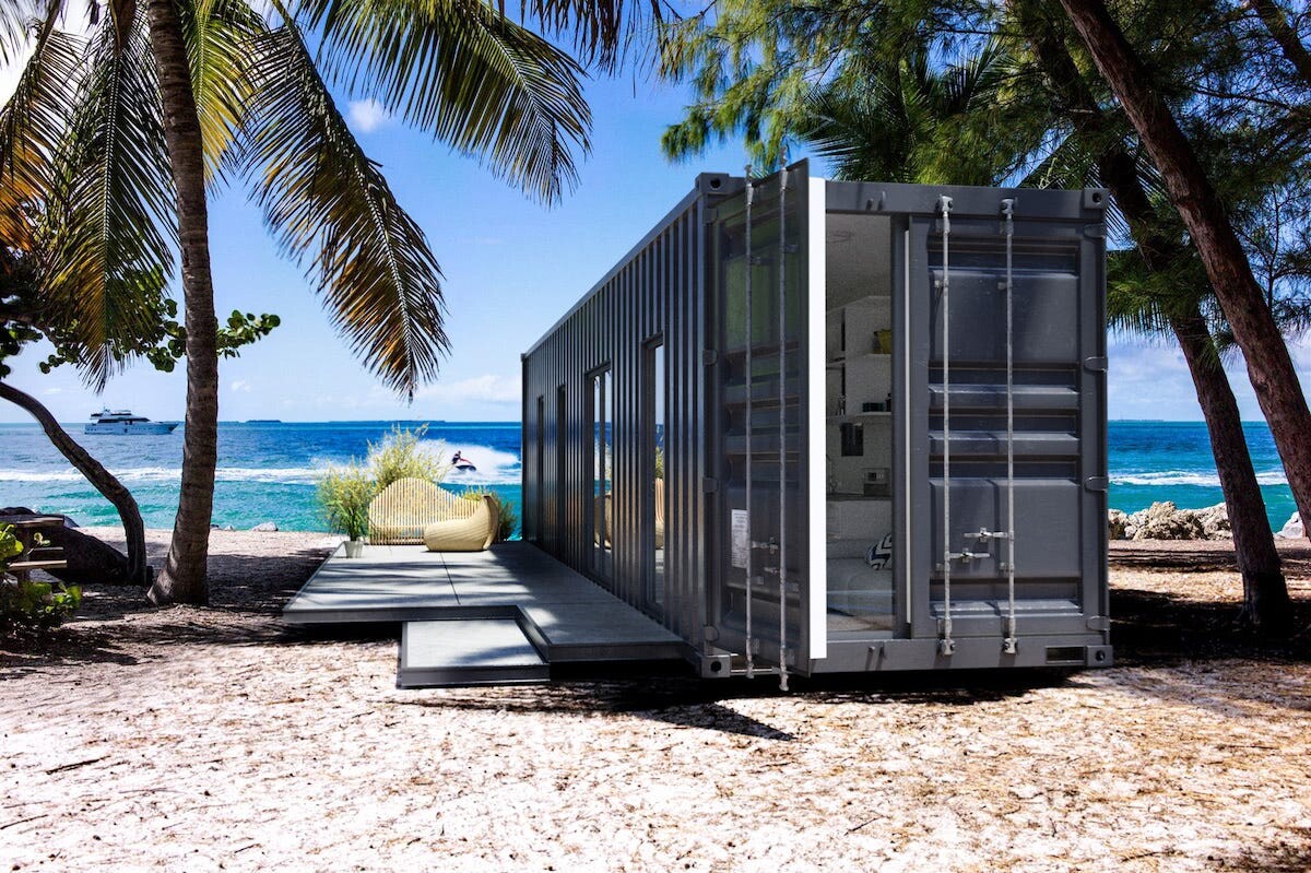 Z-Shaped Folding Container