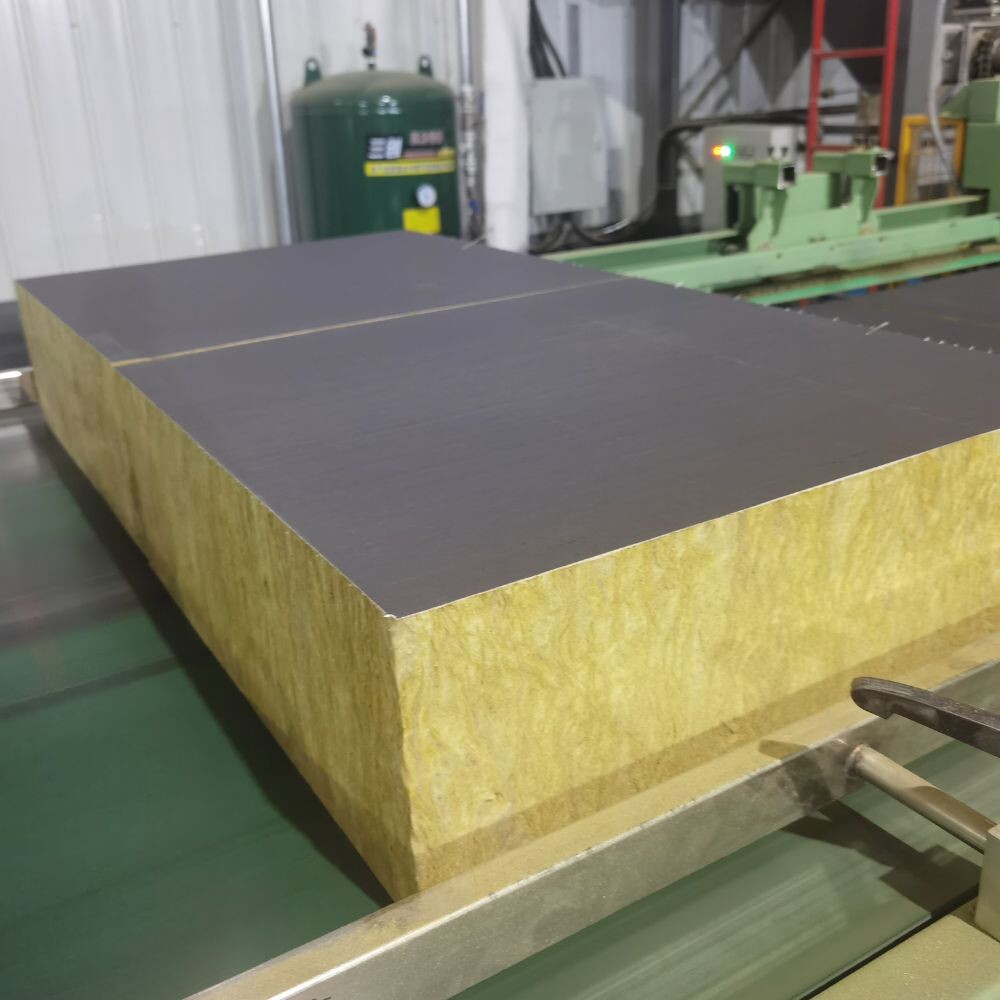 Mortar paper rock wool composite board