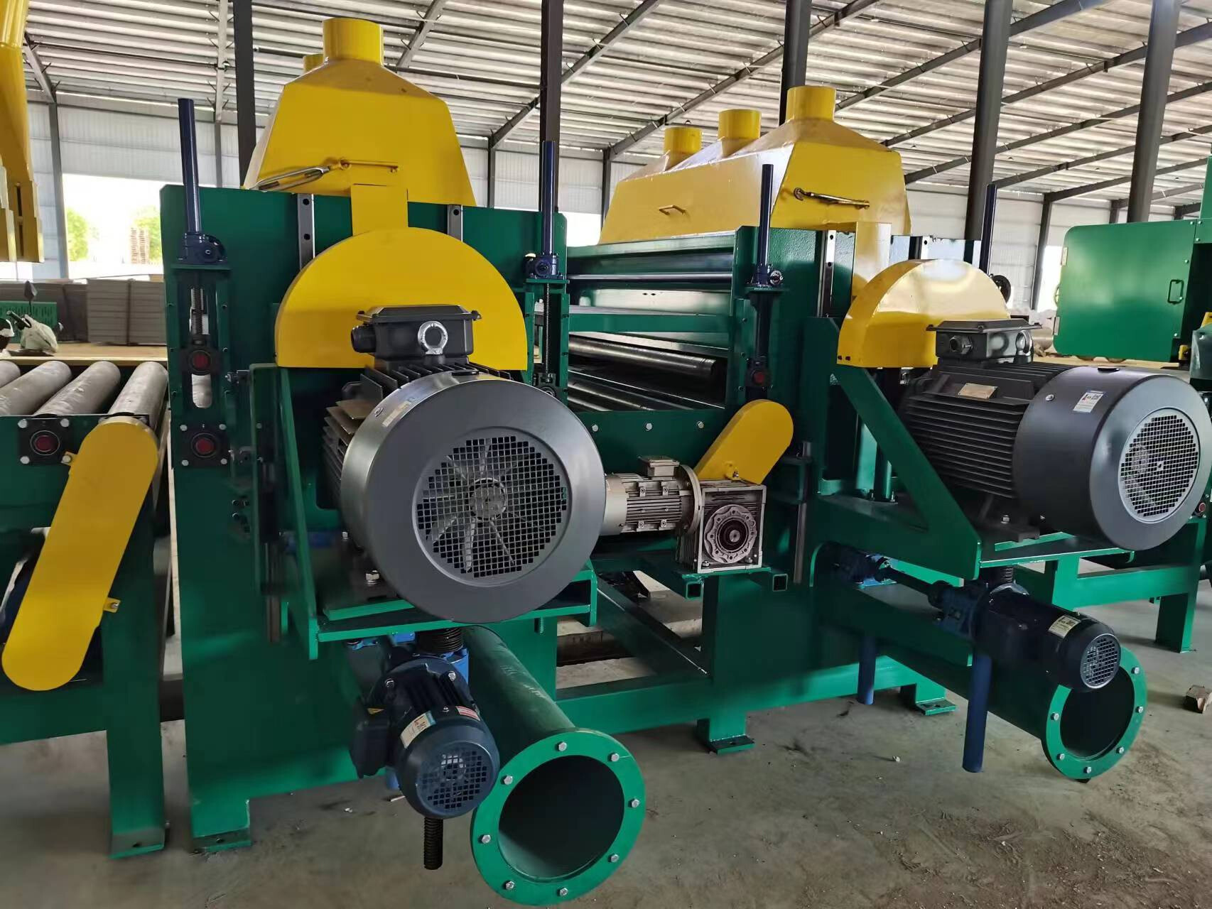 Rock wool board production line