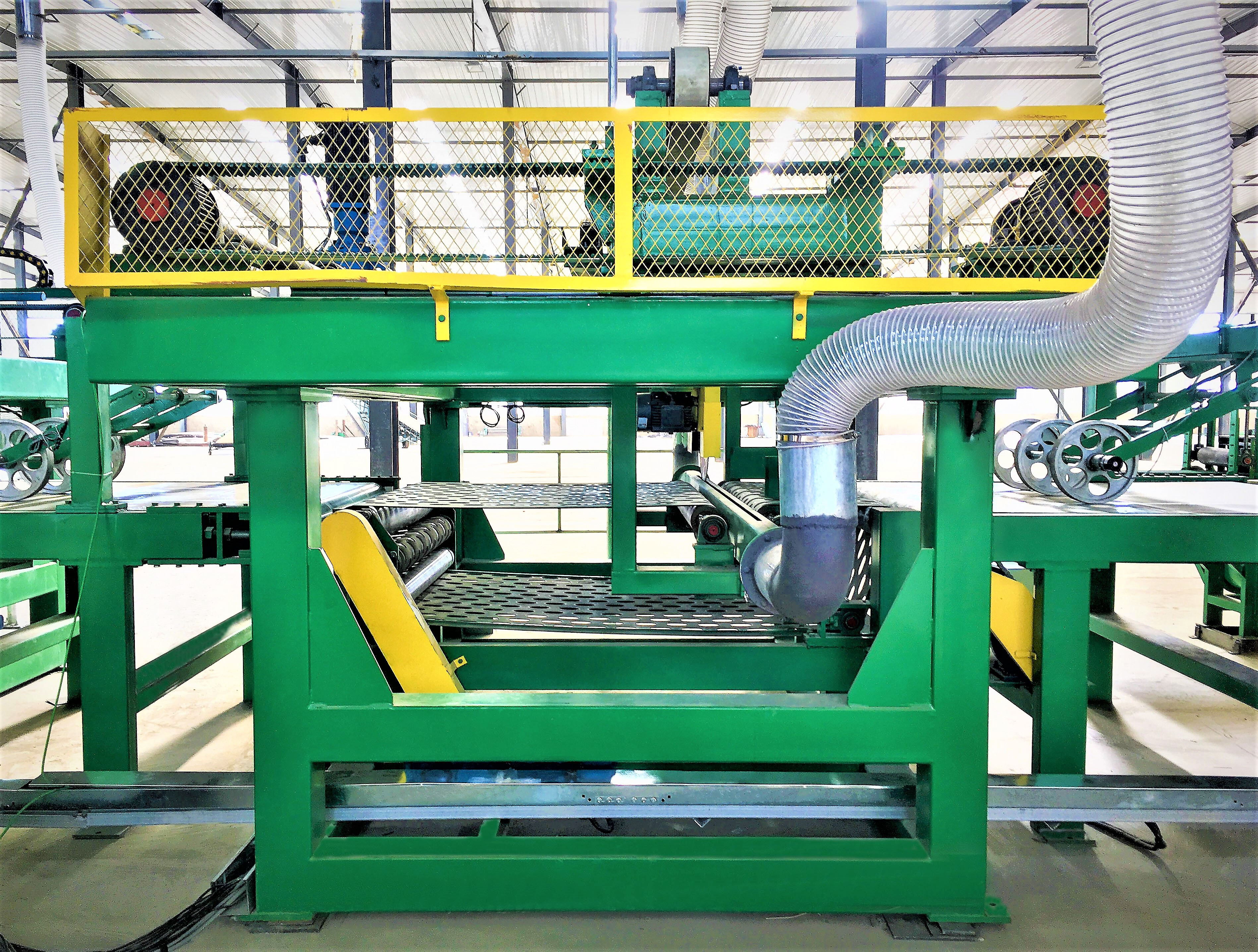 Rock wool board production line