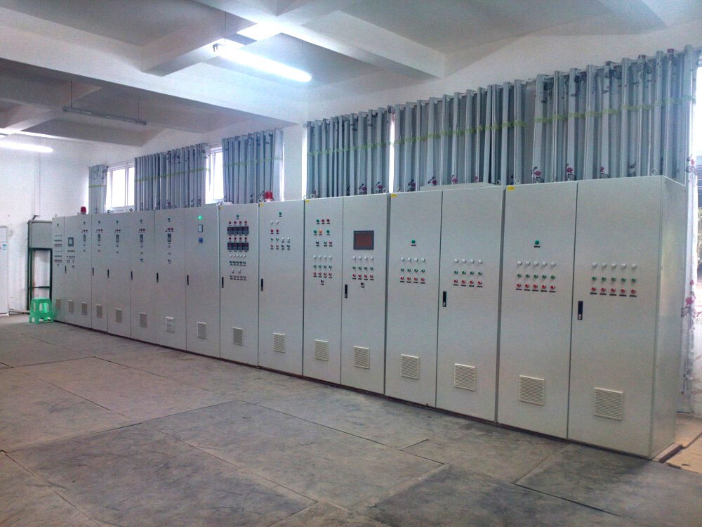 Rock wool board production line