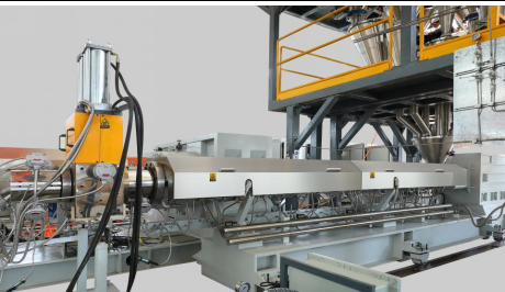 Extruded polystyrene board production line