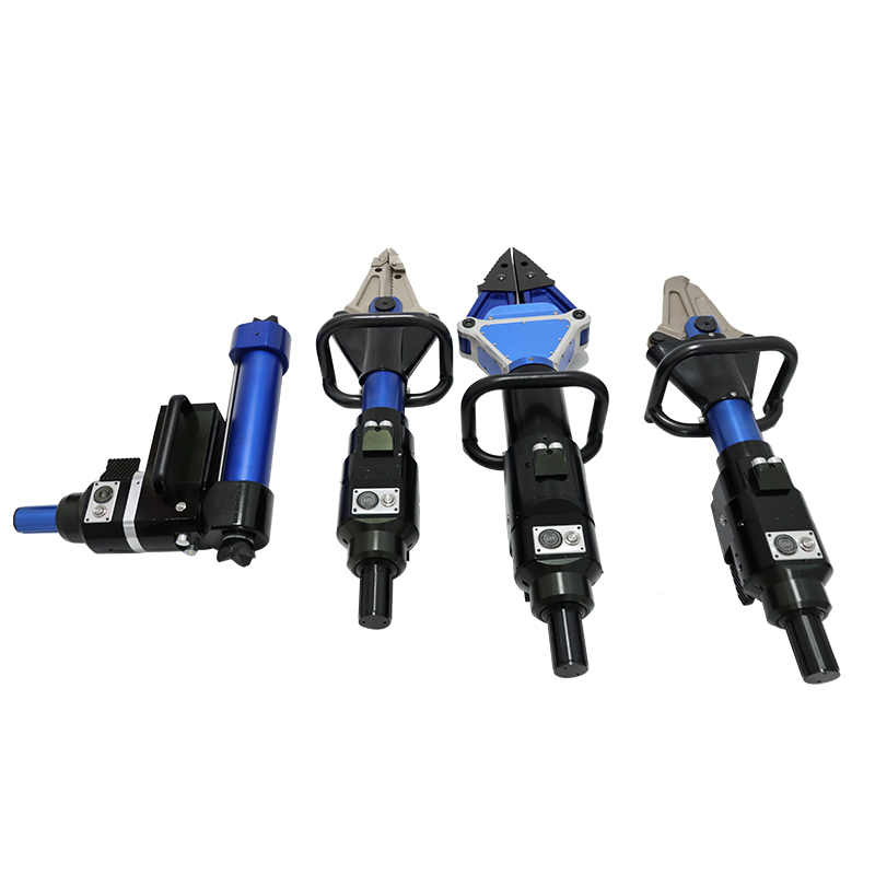 High performance integrated portable hand operated combi tools hydraulic rescue cutter spreader