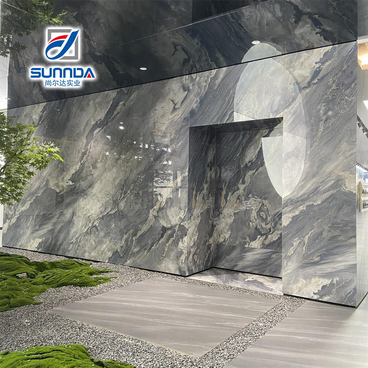 Sintered stone slab tiles 