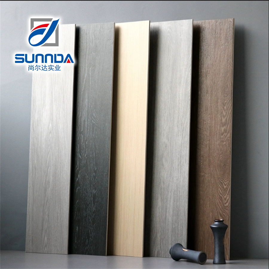 Wooden texture porcelain tiles 