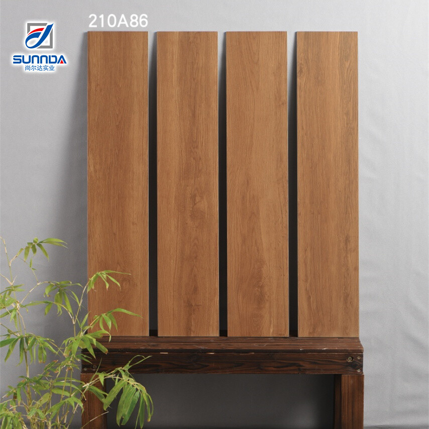 Wooden texture porcelain tiles 