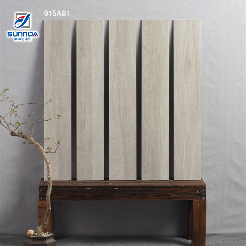 Wooden texture porcelain tiles 