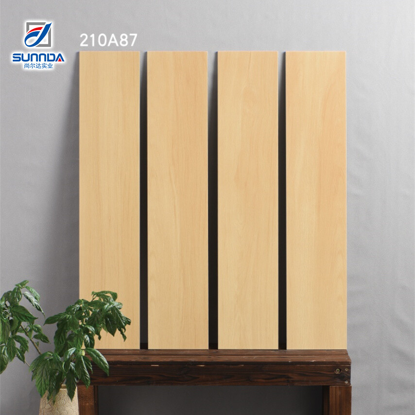 Wooden texture porcelain tiles 