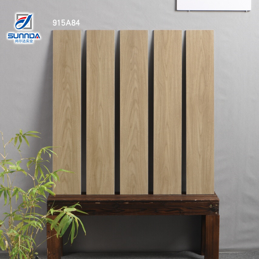 Wooden texture porcelain tiles 