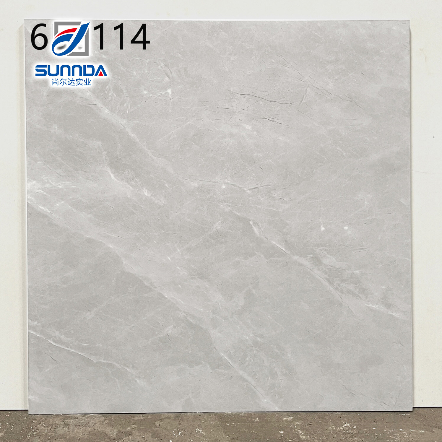 Glazed polished porcelain tiles