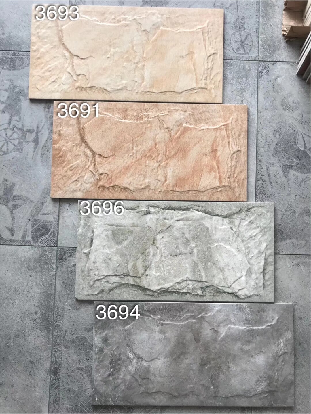 Exterior wall tiles 