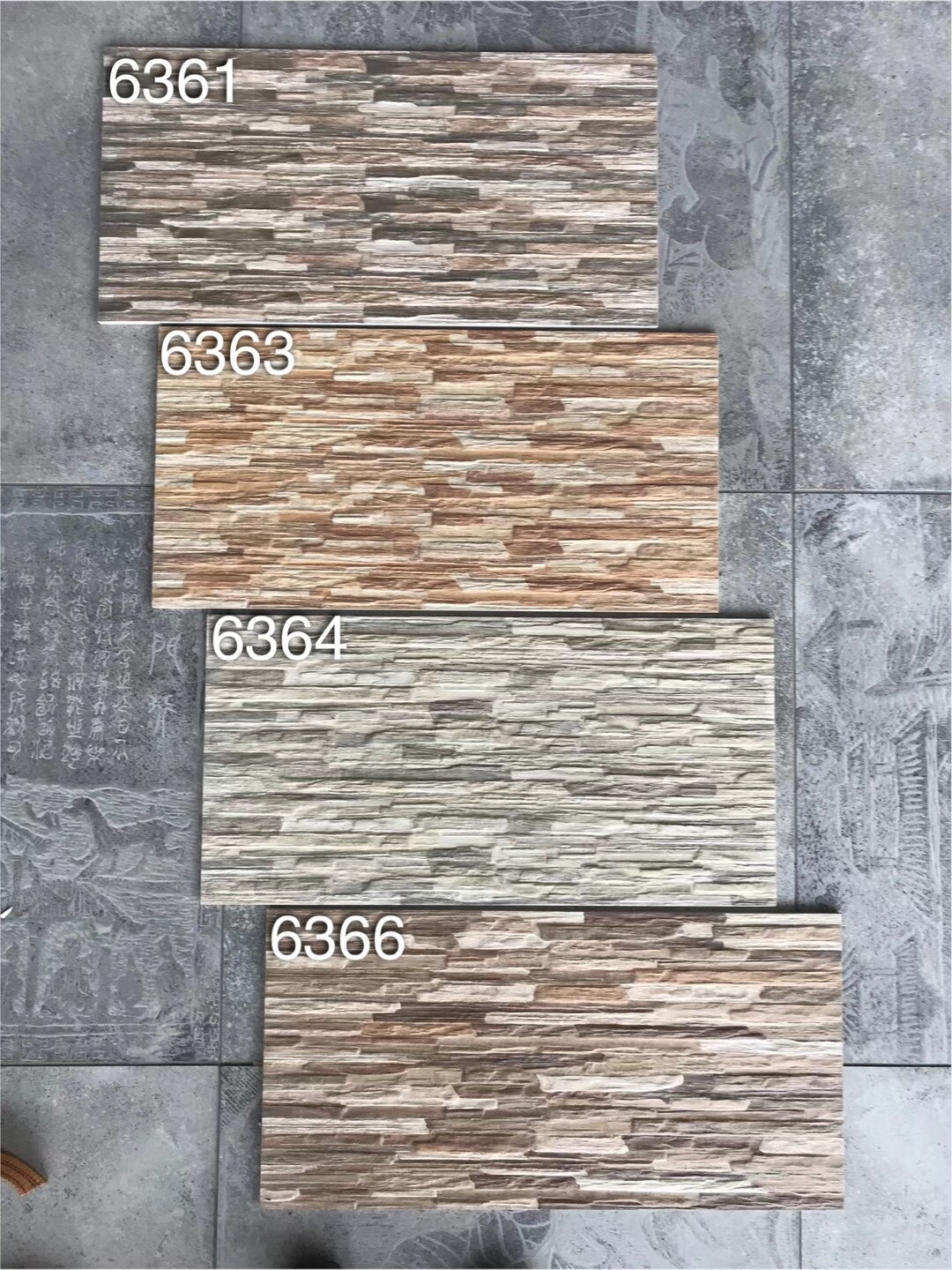 Exterior wall tiles 
