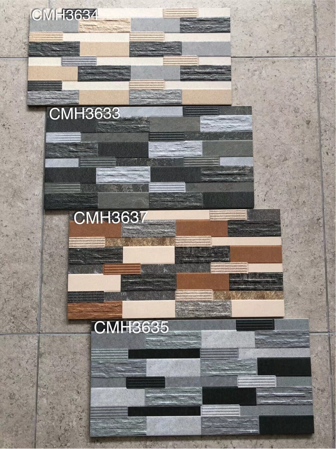 Exterior wall tiles 