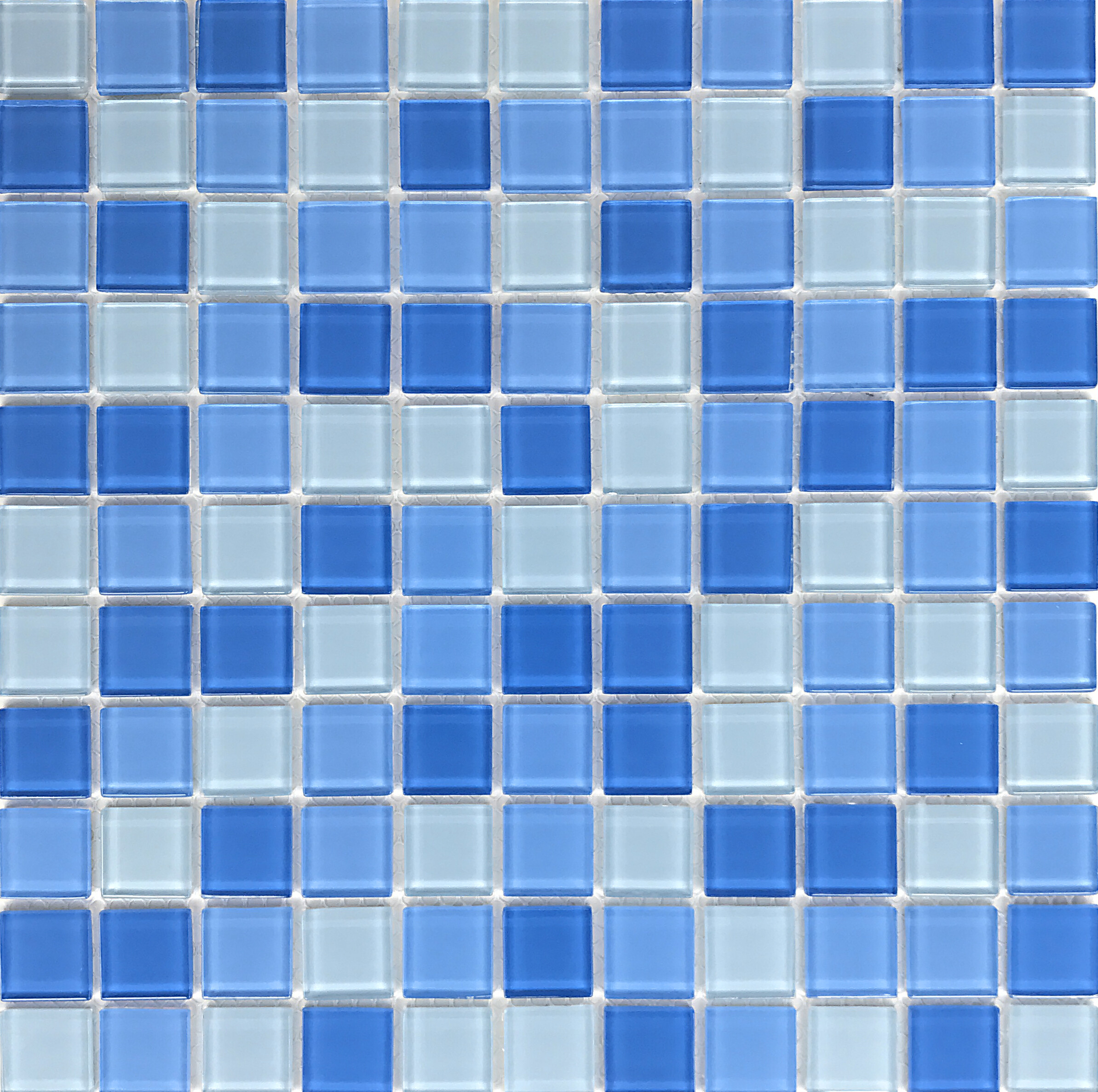 Glass mosaic tiles 