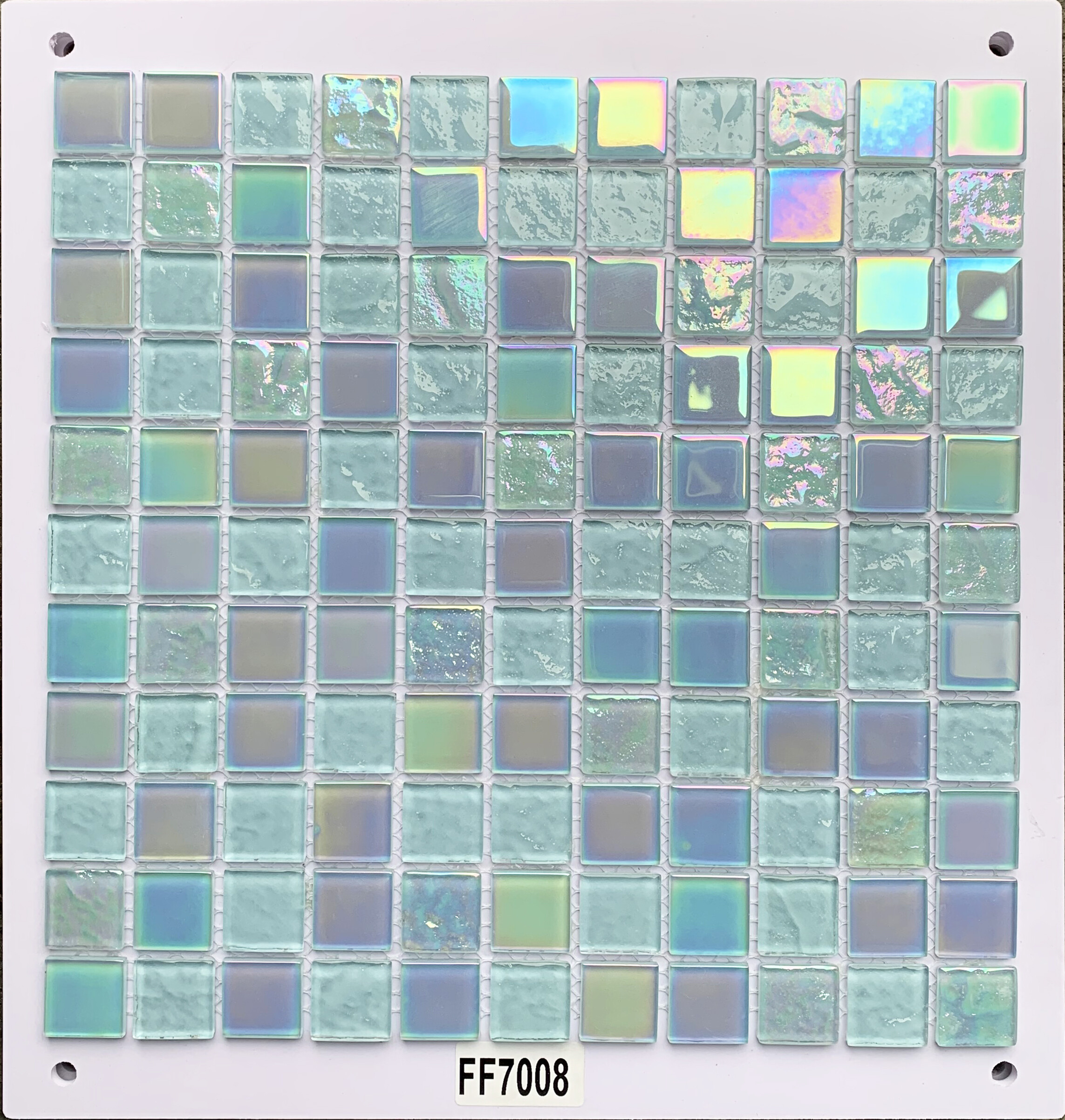 Glass mosaic tiles 