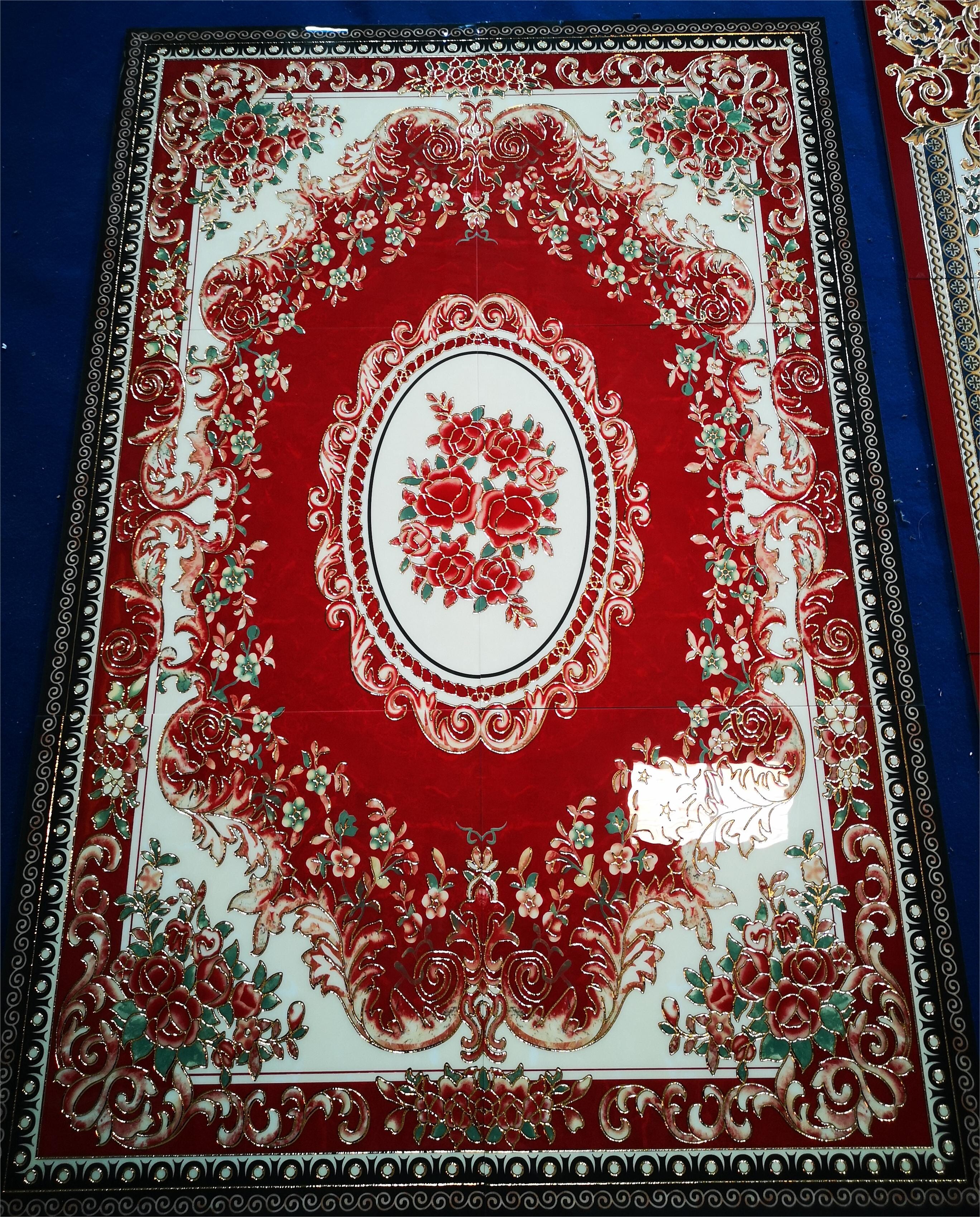 Golden carpet porcelain tiles 