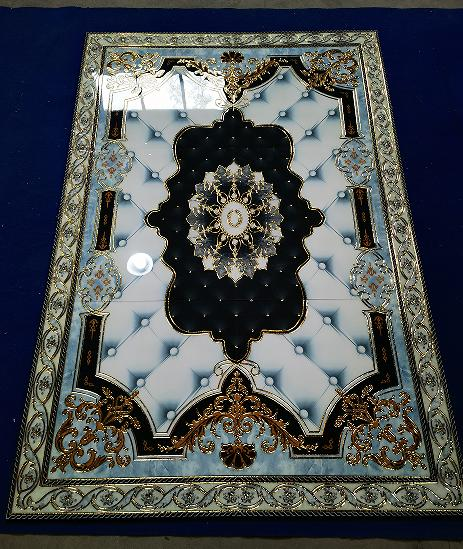 Golden carpet porcelain tiles 