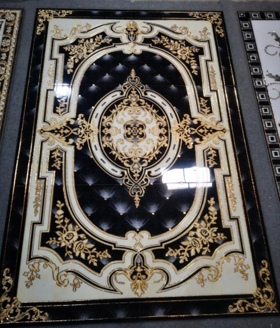 Golden carpet porcelain tiles 