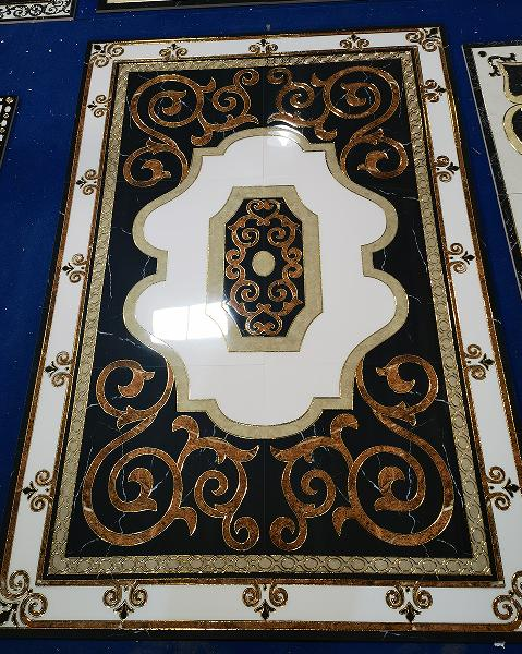 Golden carpet porcelain tiles 