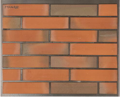 Clinker wall tiles 