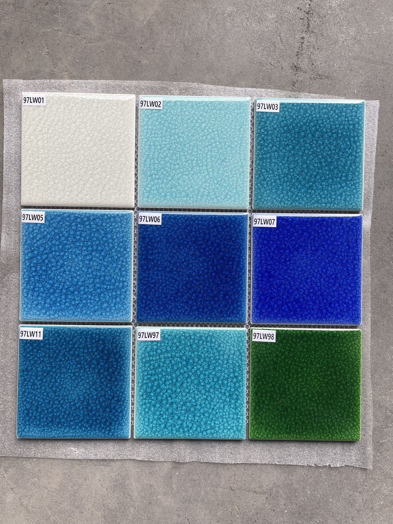 Ceramic mosaic tiles 