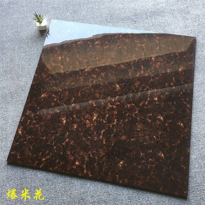 Dark colors glazed polished porcelain tiles 