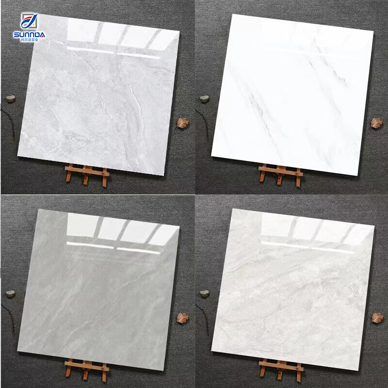 Luxury designs glazed polished porcelain tiles 