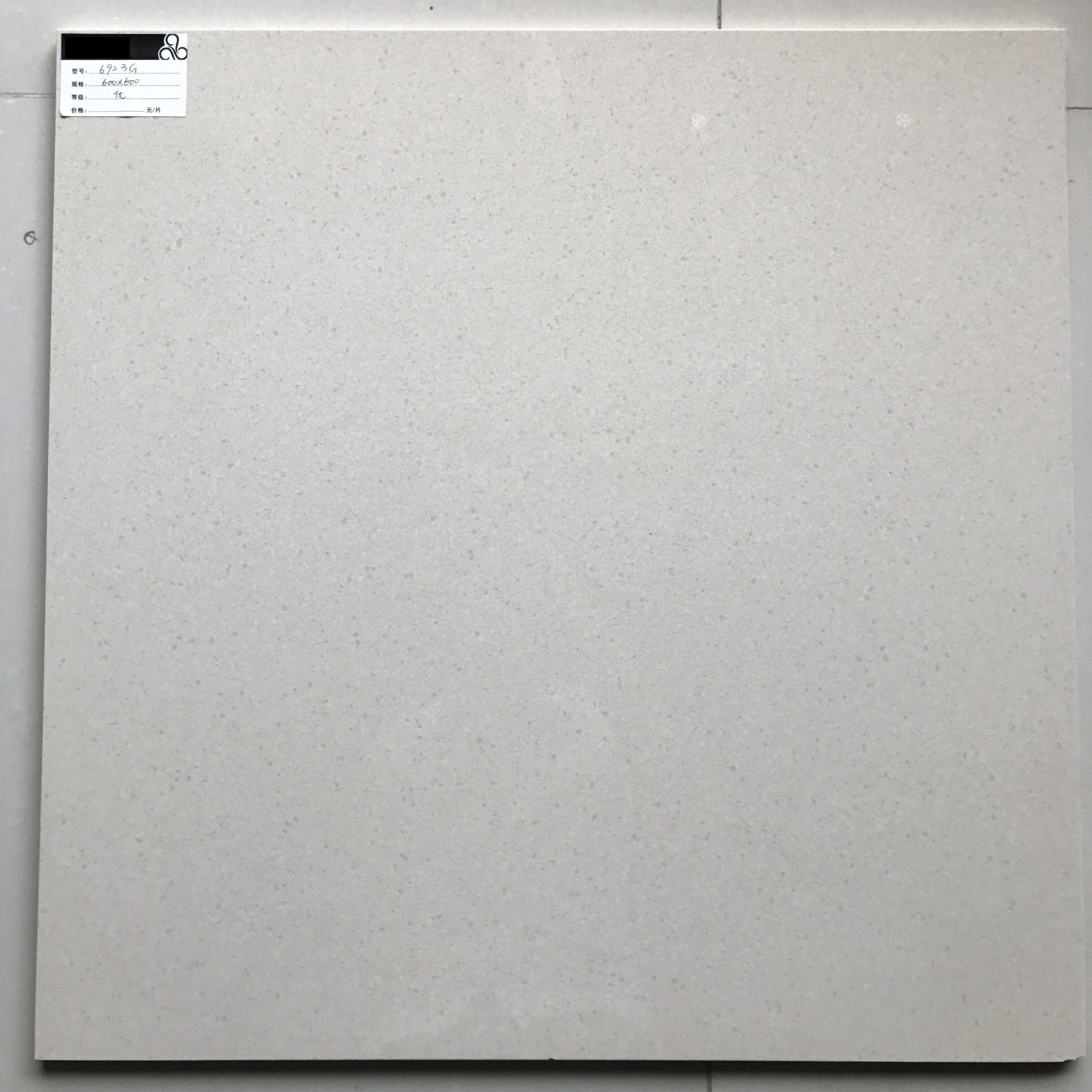 Salt pepper polished porcelain tiles 