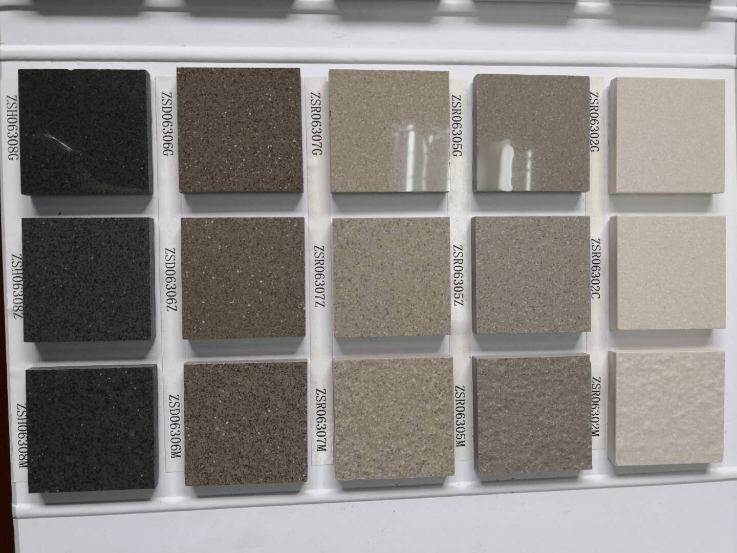 Full body salt pepper polished porcelain tiles 