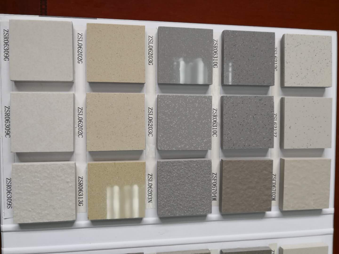 Full body salt pepper polished porcelain tiles 