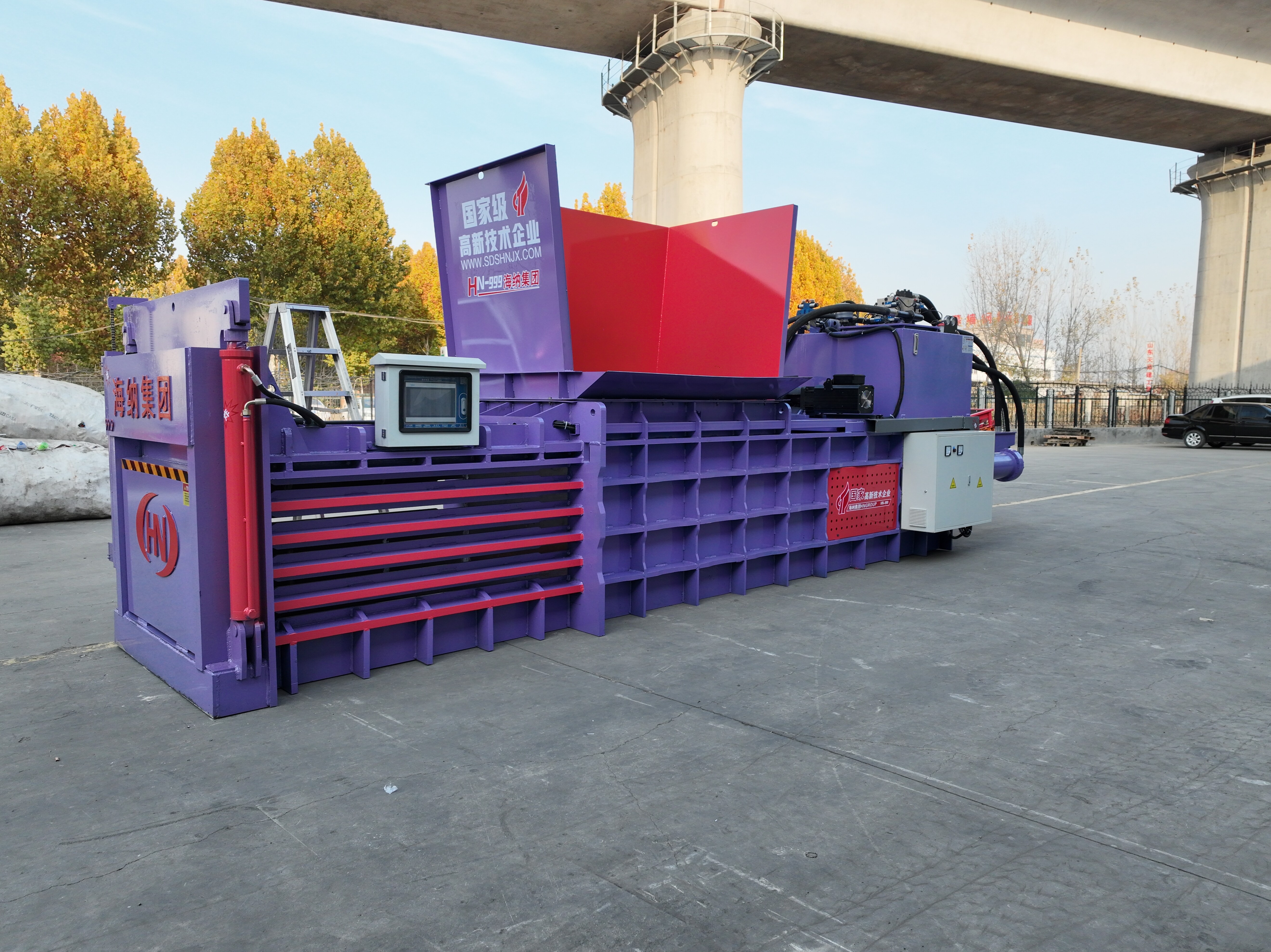 HN-160T（bale size :850mm）  horizontal hydraulic baler