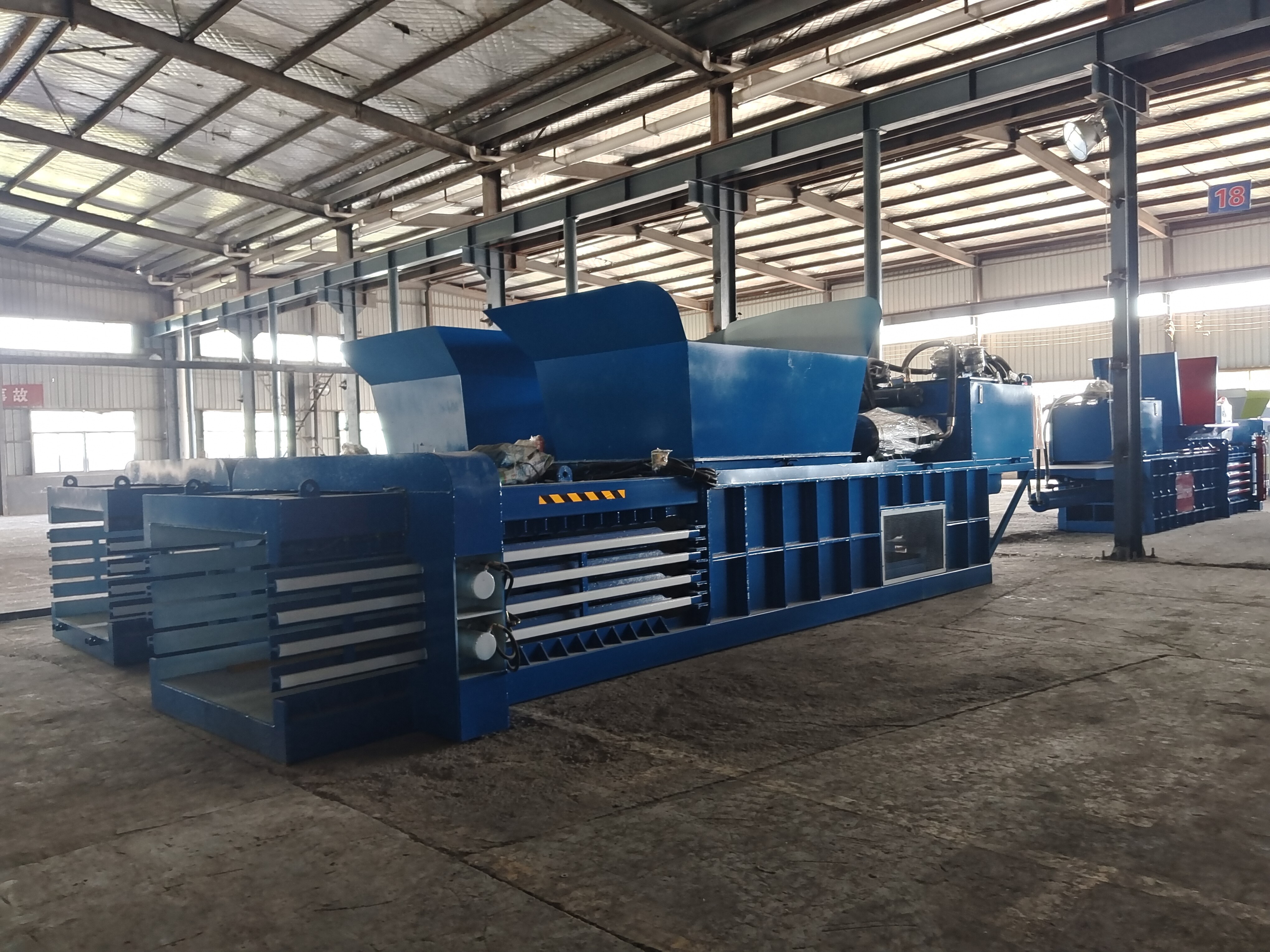 HN-80T-QZD horizontal hydraulic baler