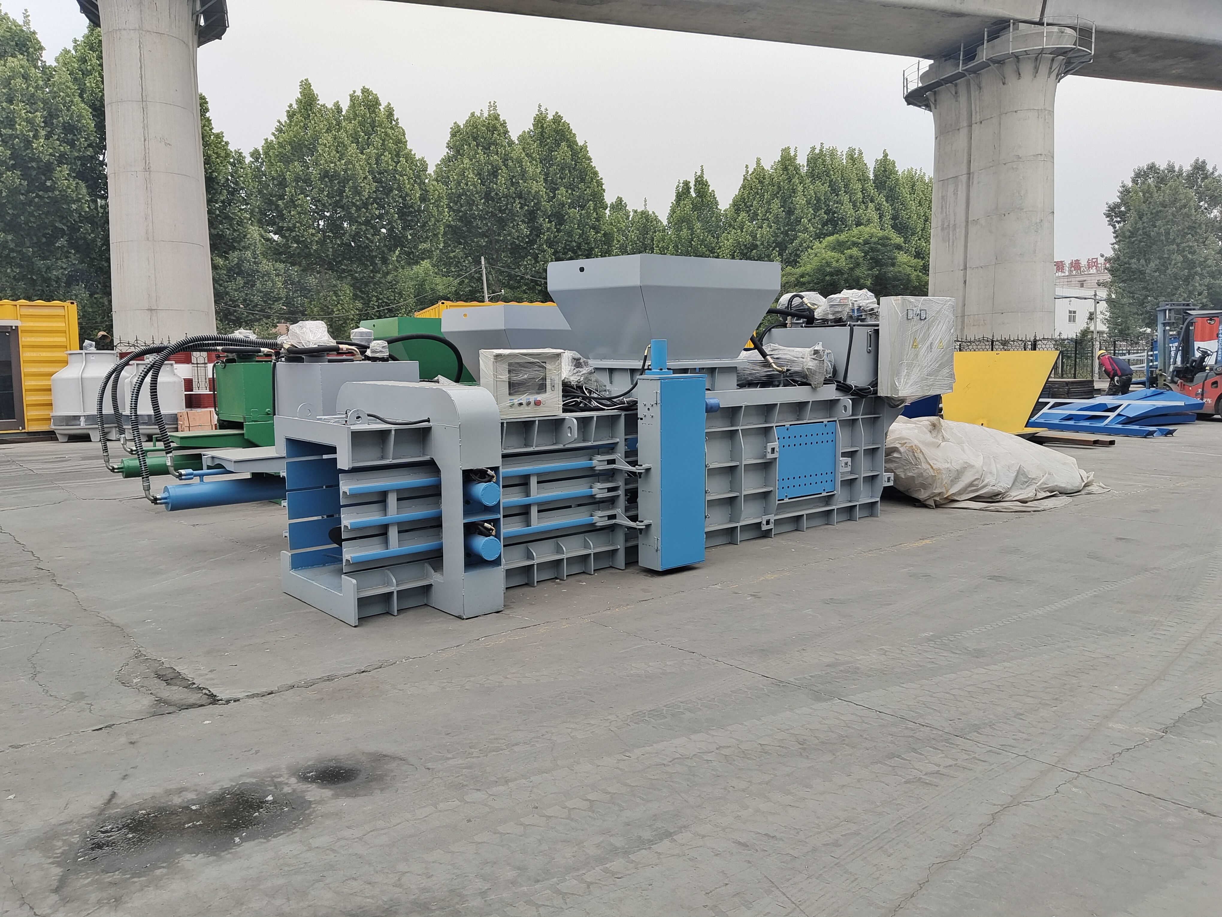 HN-80T-QZD horizontal hydraulic baler