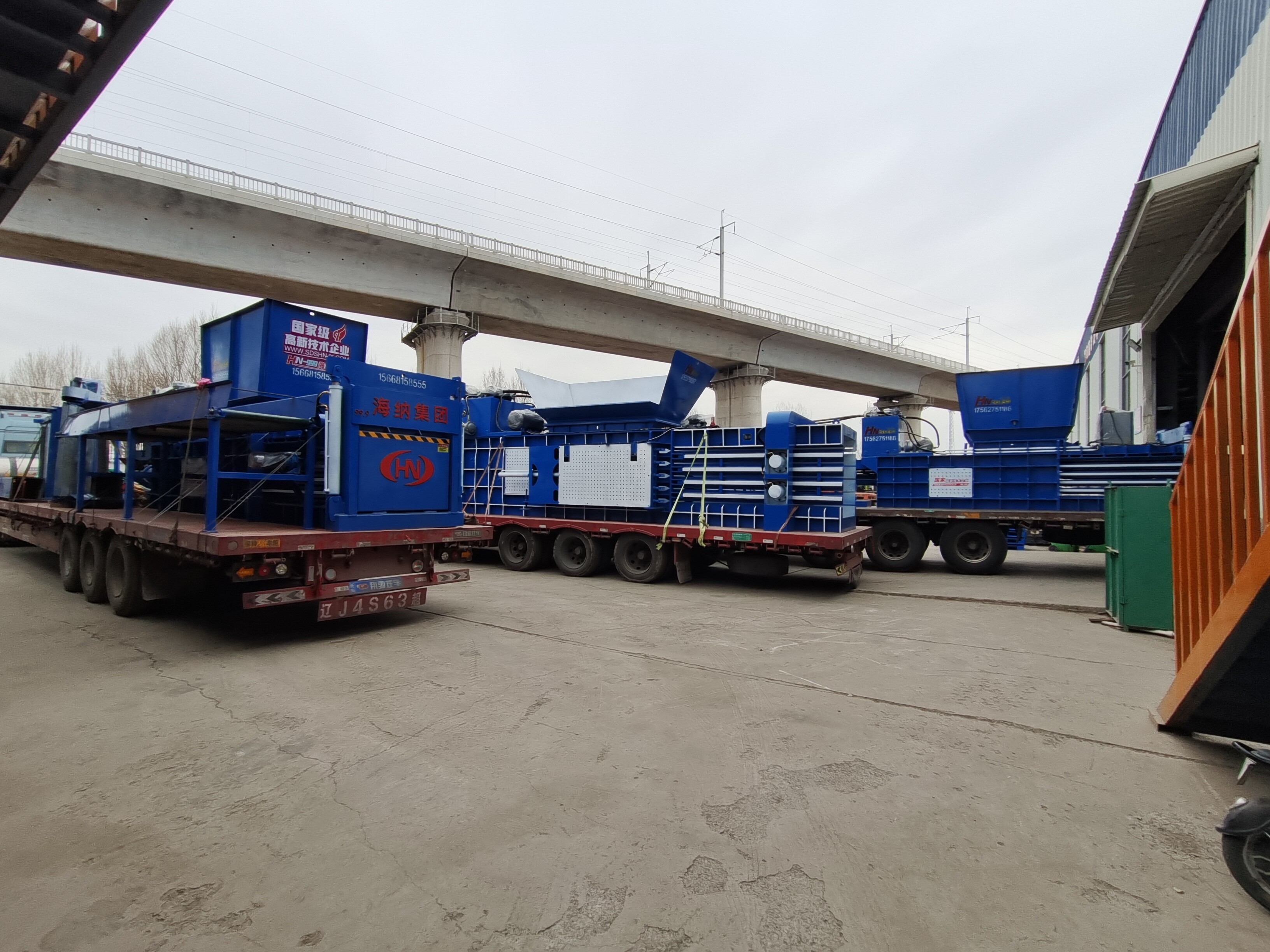 HN-80T-QZD horizontal hydraulic baler