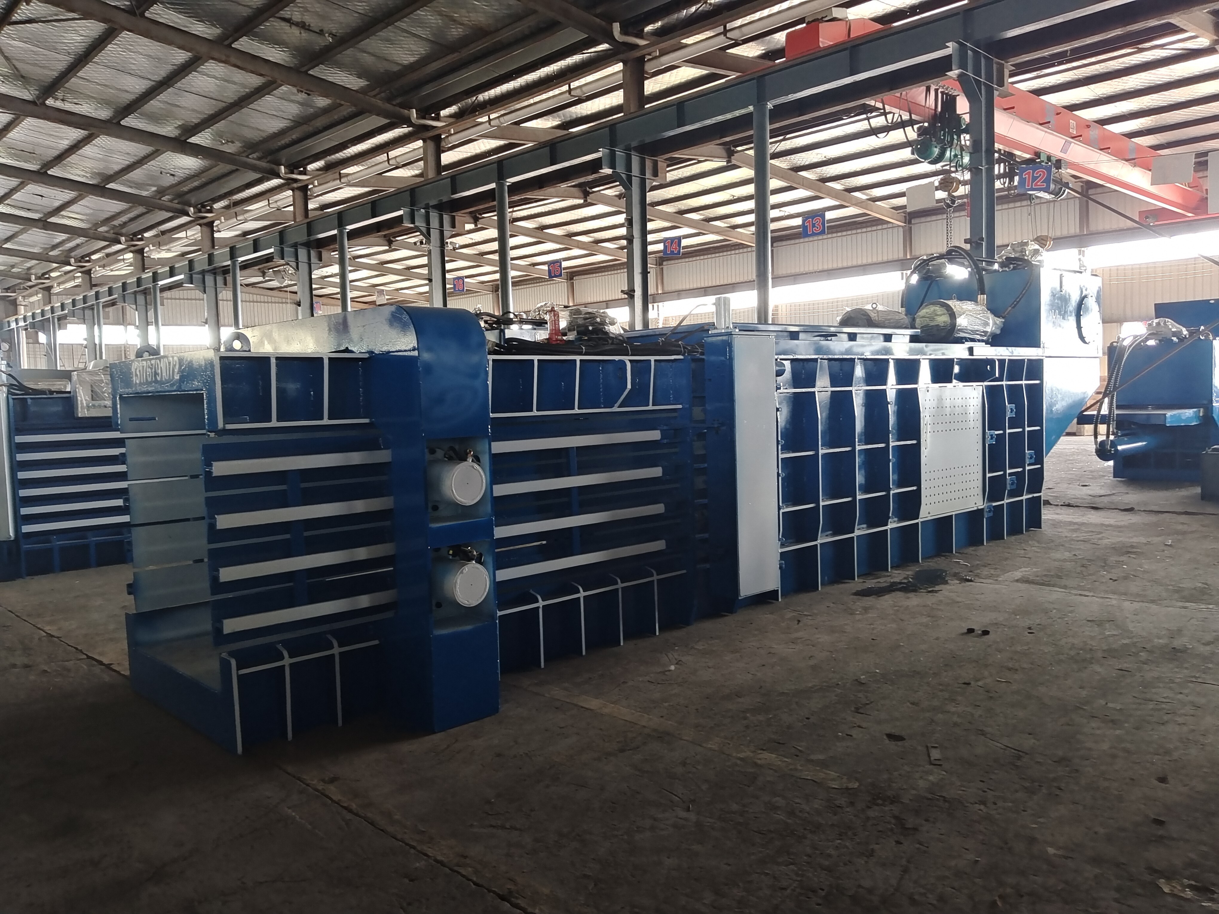 HN-80T-QZD horizontal hydraulic baler