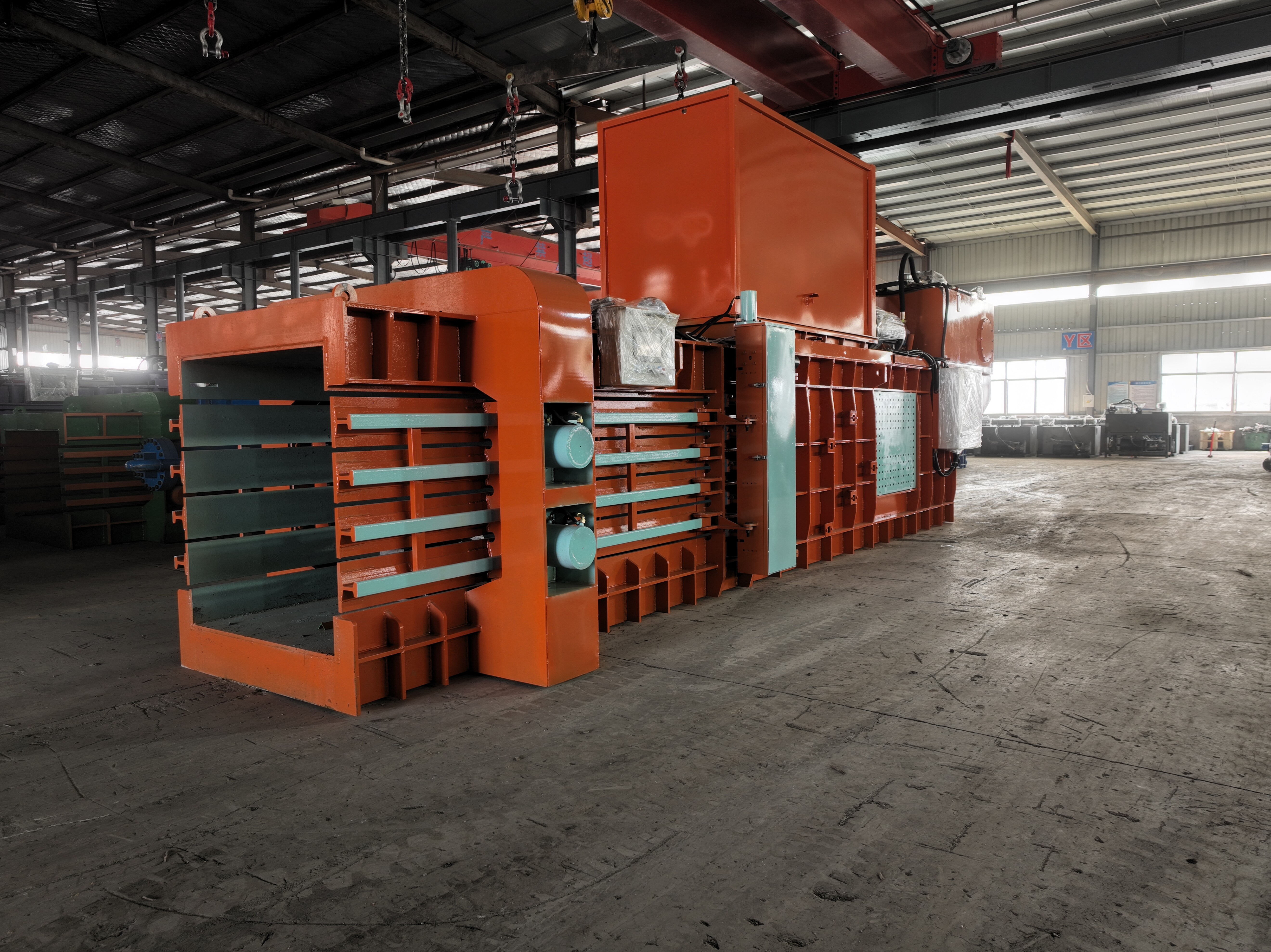HN-200T-QZD horizontal hydraulic baler