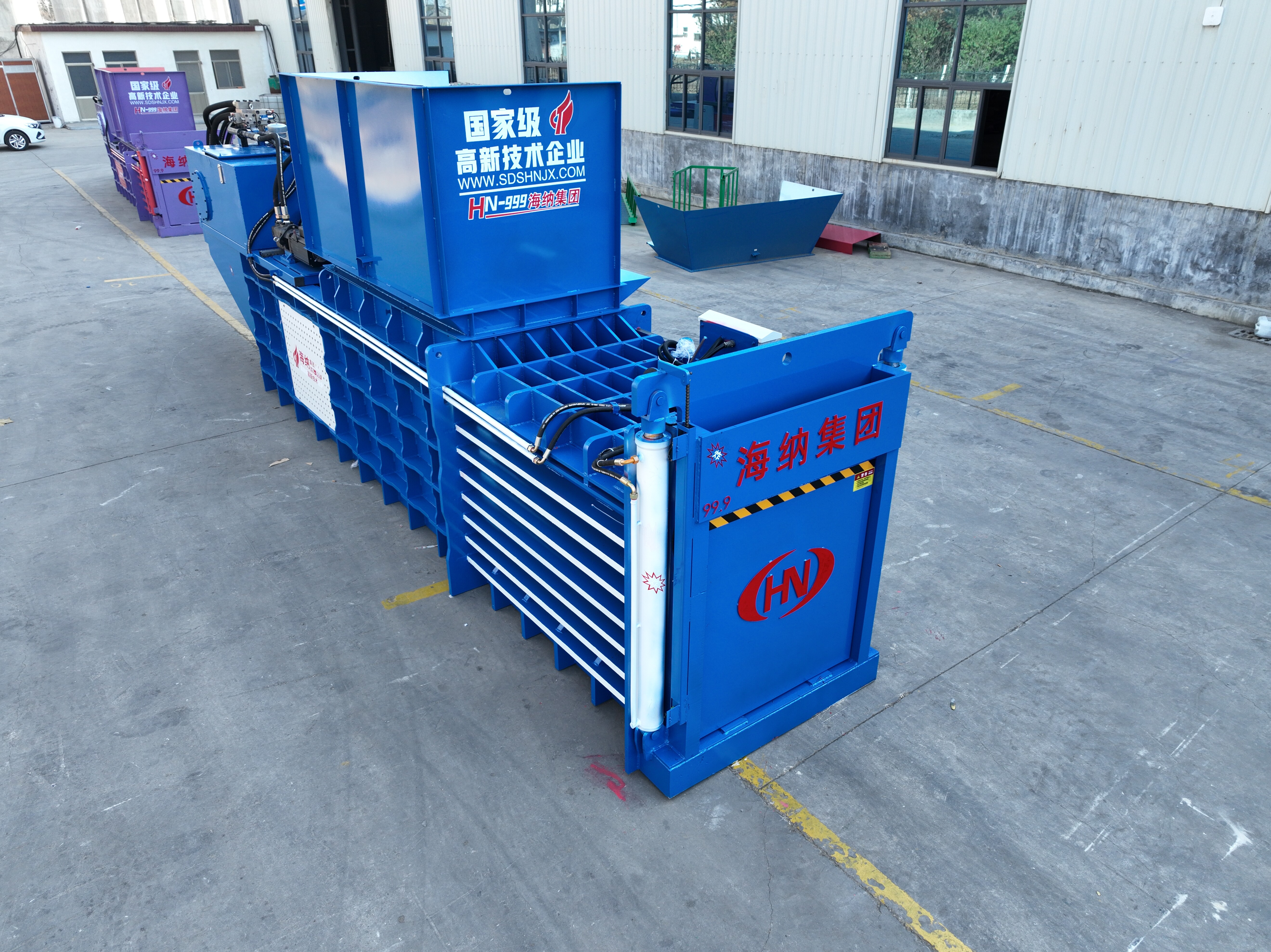 HN-160T（bale size :1250mm） horizontal hydraulic baler
