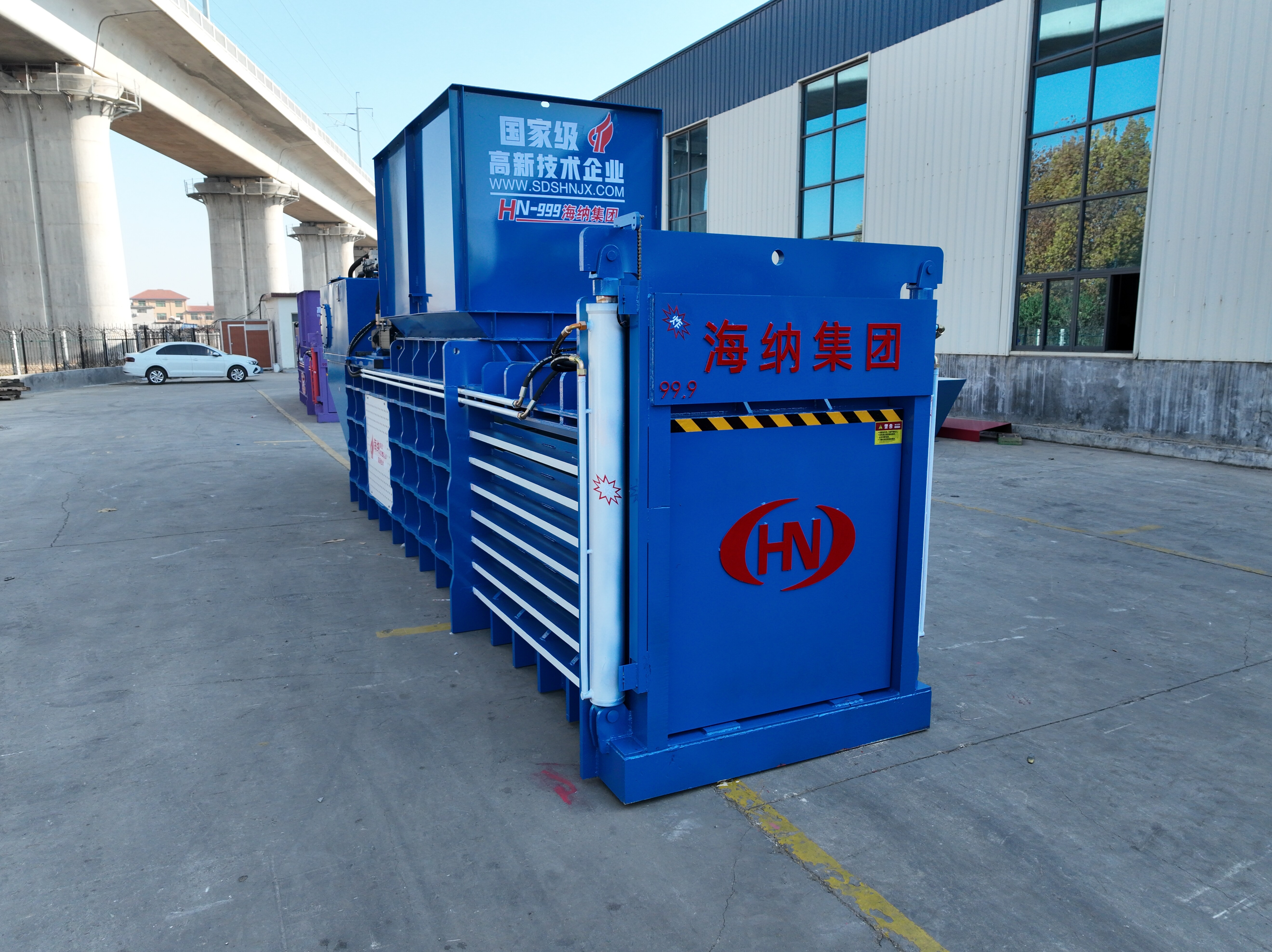 HN-160T（bale size :1250mm） horizontal hydraulic baler