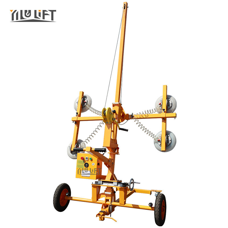 400kg Semi Electric Vacuum Lifter Trolley