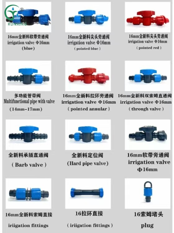 Showcasing the Features and Advantages of Soft Tape Bypass Valves and Straight Valves in Irrigation Systems Showcasing the Features and Advantages of Soft Tape Bypass Valves and Straight Valves in Irrigation Systems