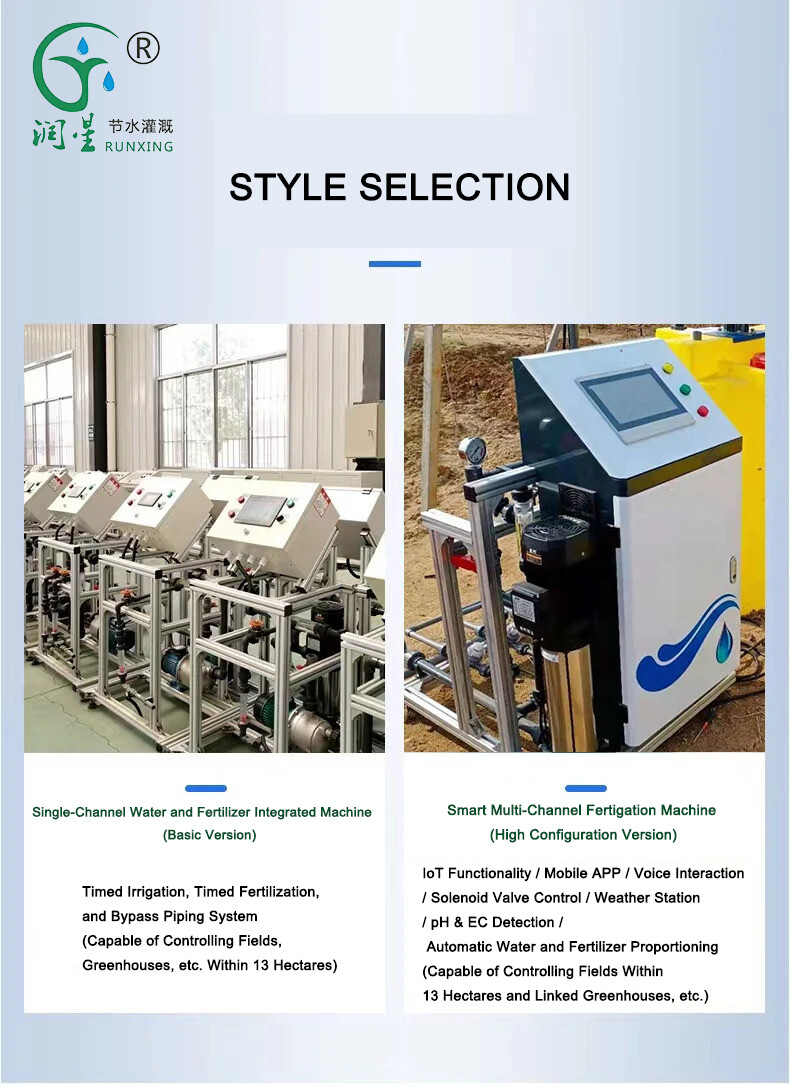 Smart Integrated Water-Fertilizer Irrigation Equipment（single/dual channel）