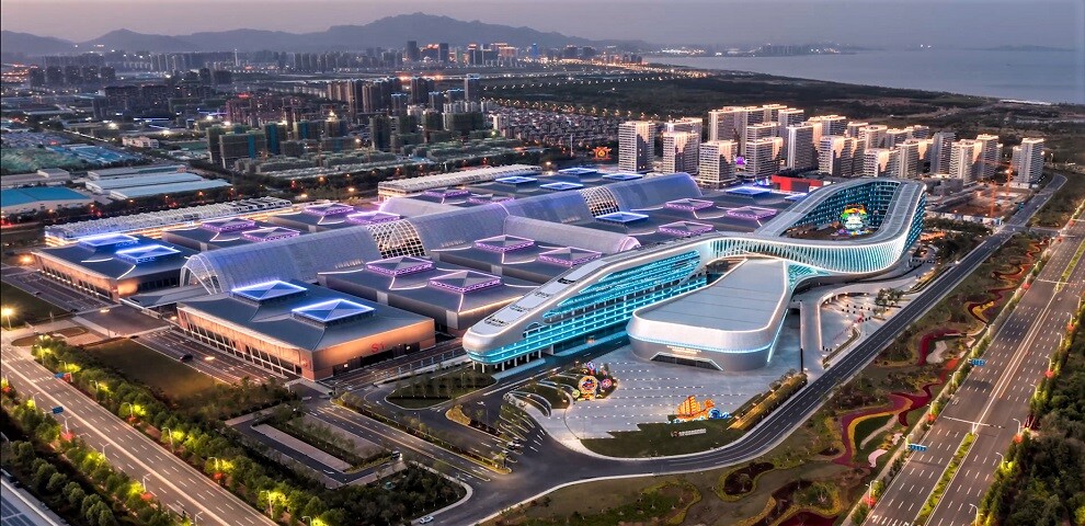 Qingdao China railway world expo city