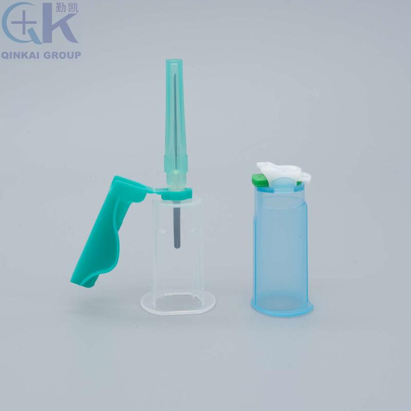 Safety needle holder