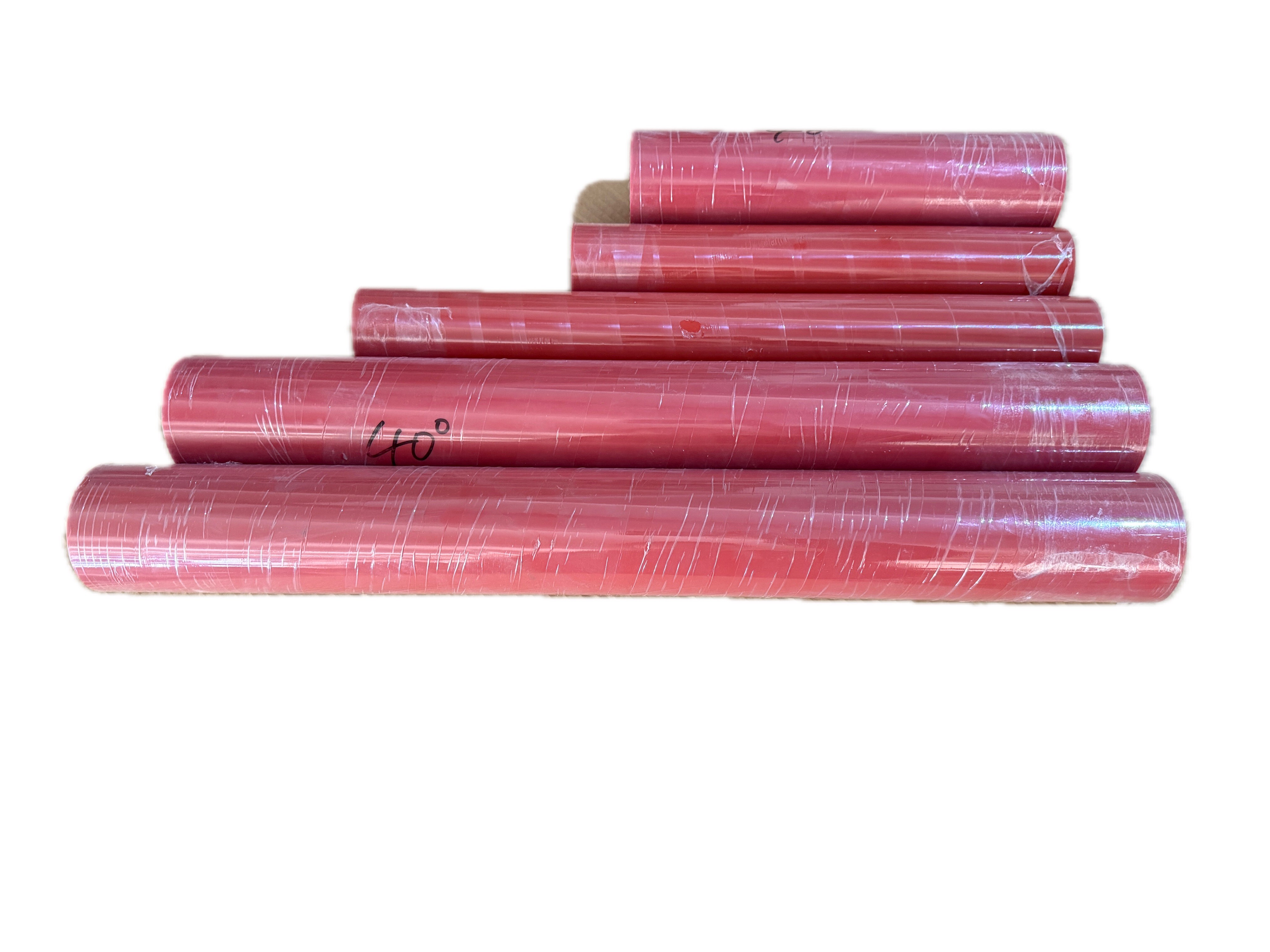 明德机械制造型材包装机用450MM带夹套的硅胶压轮